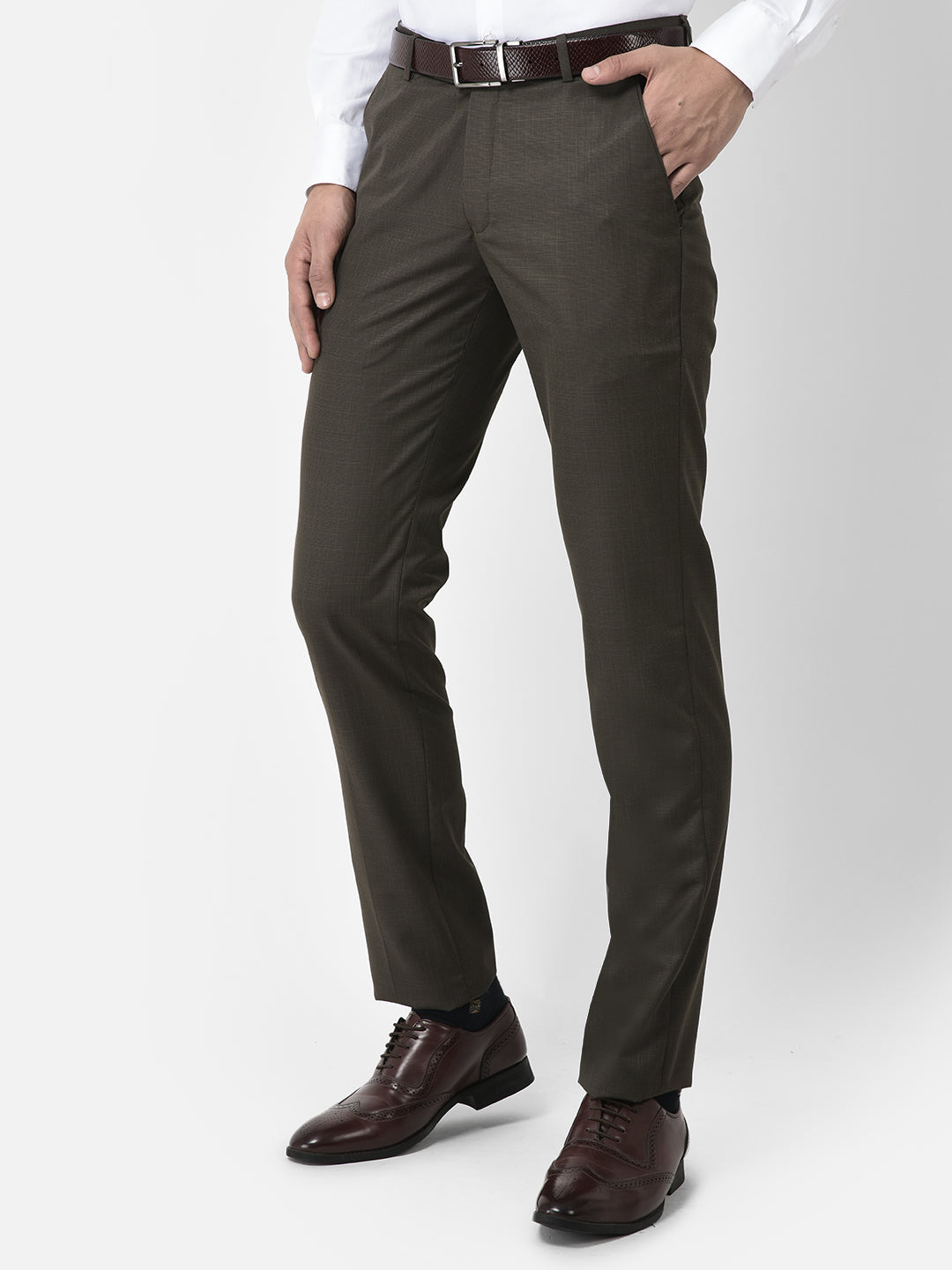 Buy Louis Philippe Brown Trousers Online  724019  Louis Philippe