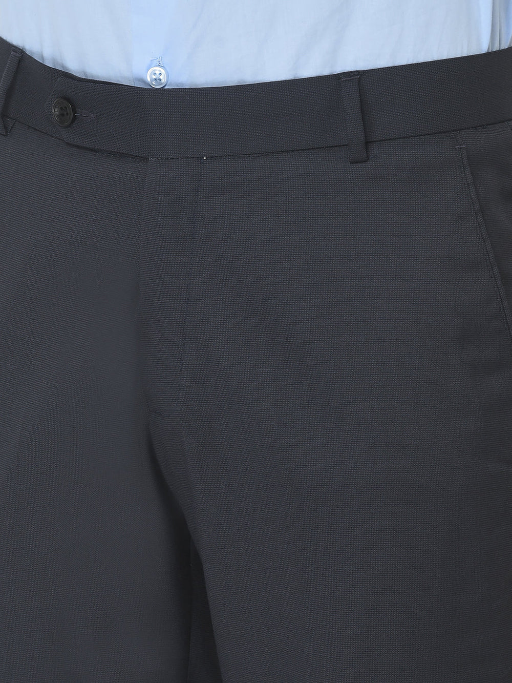 Cobb Navy Blue Ultra Fit Formal Trouser