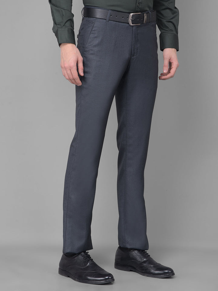 cobb dark grey ultra fit formal trouser