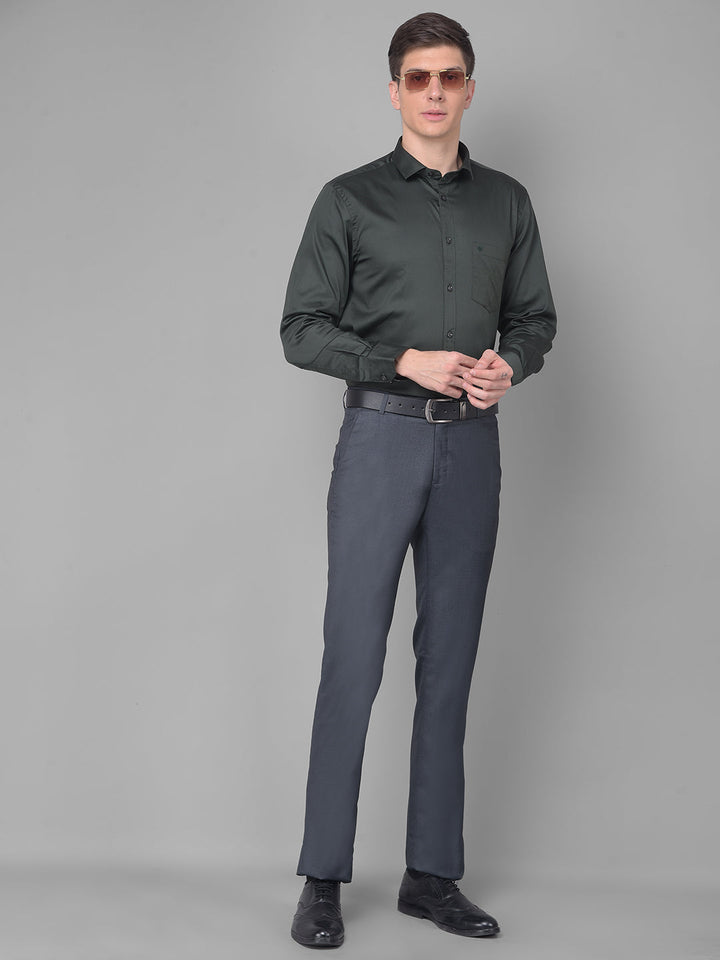 cobb dark grey ultra fit formal trouser