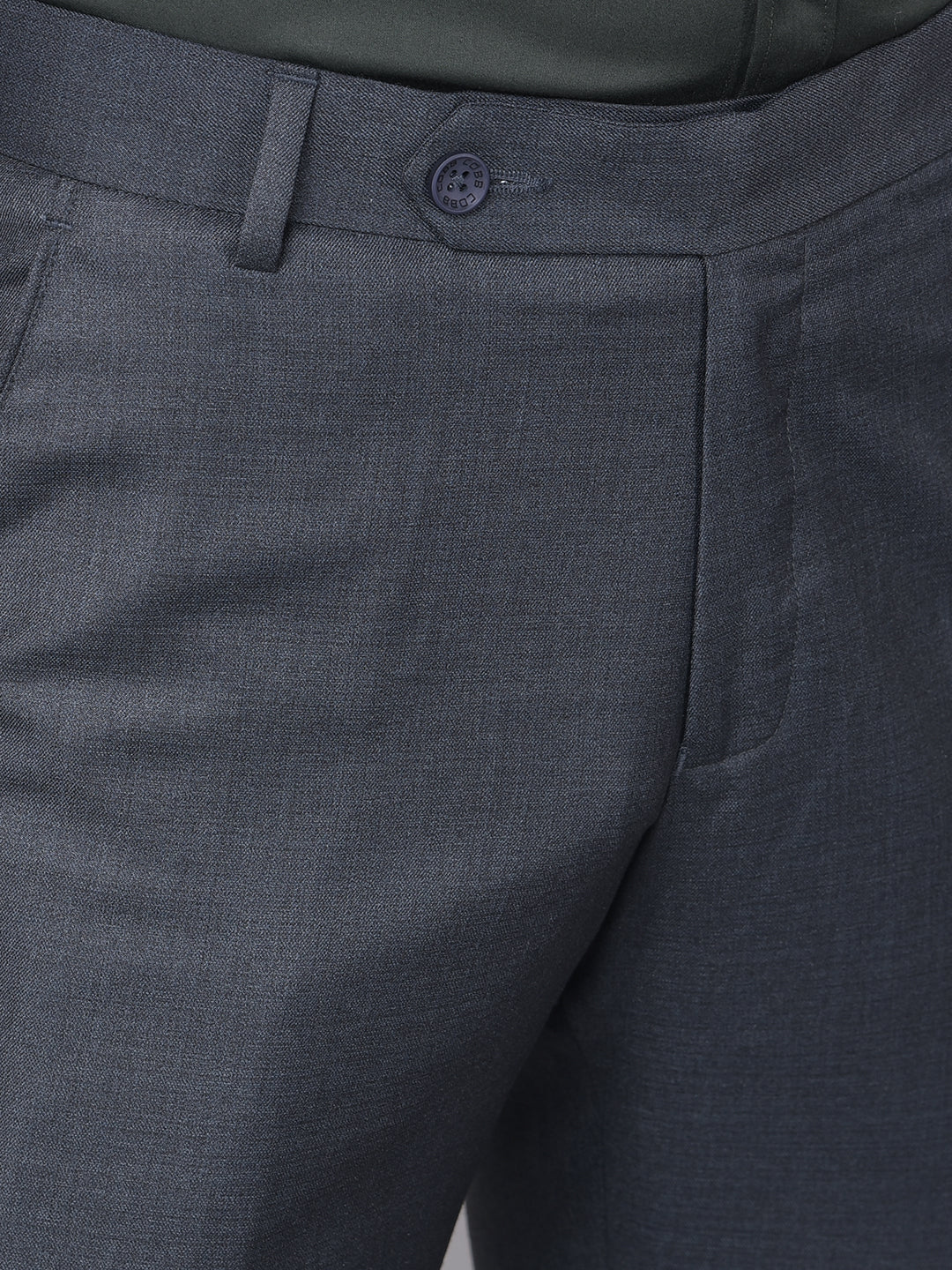 Cobb Dark Grey Ultra Fit Formal Trouser