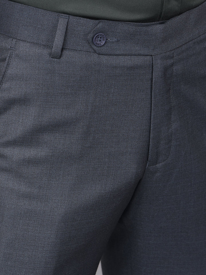 COBB DARK GREY ULTRA FIT FORMAL TROUSER