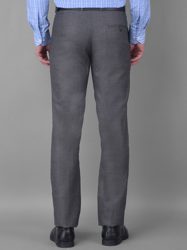 cobb dark grey ultra fit formal trouser