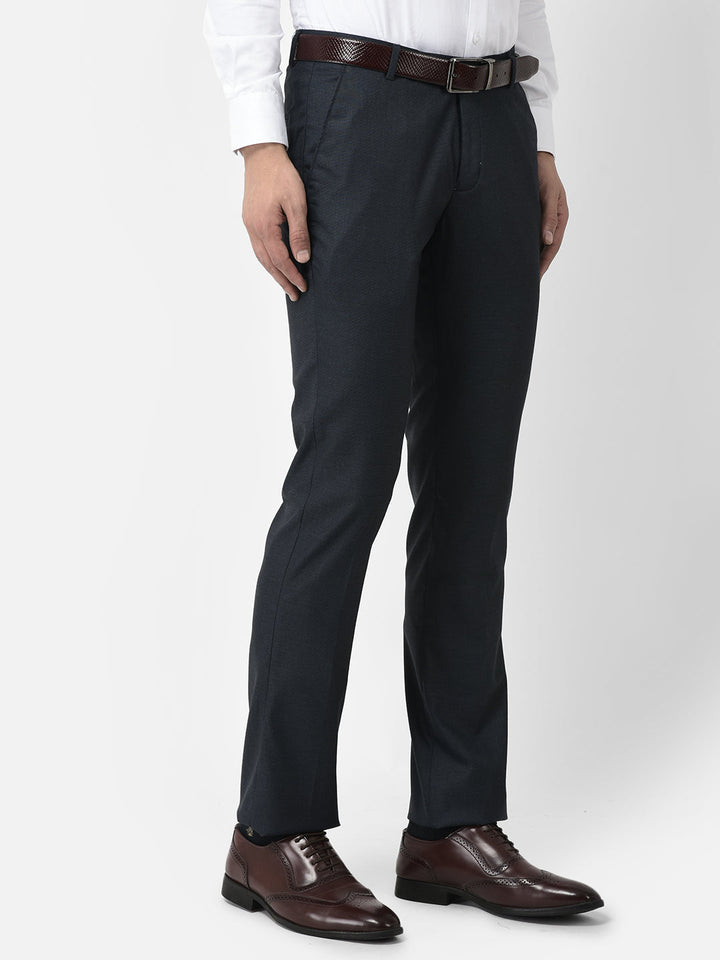 Cobb Navy Blue Ultra Fit Formal Trouser