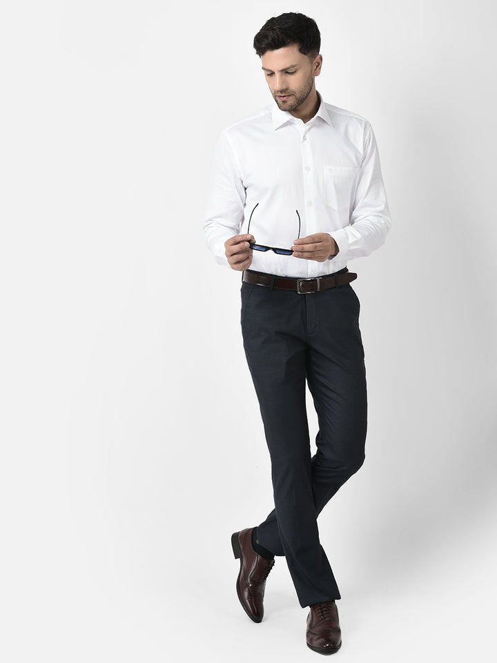 Cobb Navy Blue Ultra Fit Formal Trouser