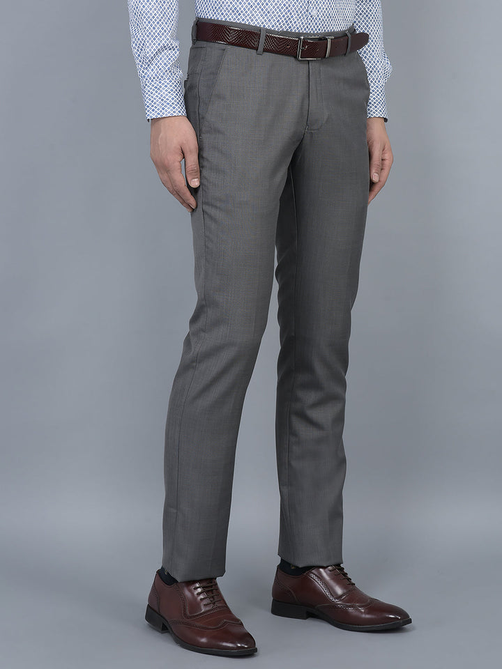 Cobb Dark Grey Ultra Fit Formal Trouser