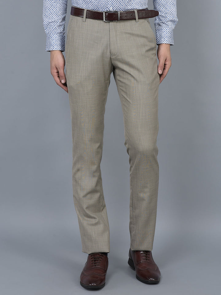 Cobb Light Brown Ultra Fit Formal Trouser Light Brown