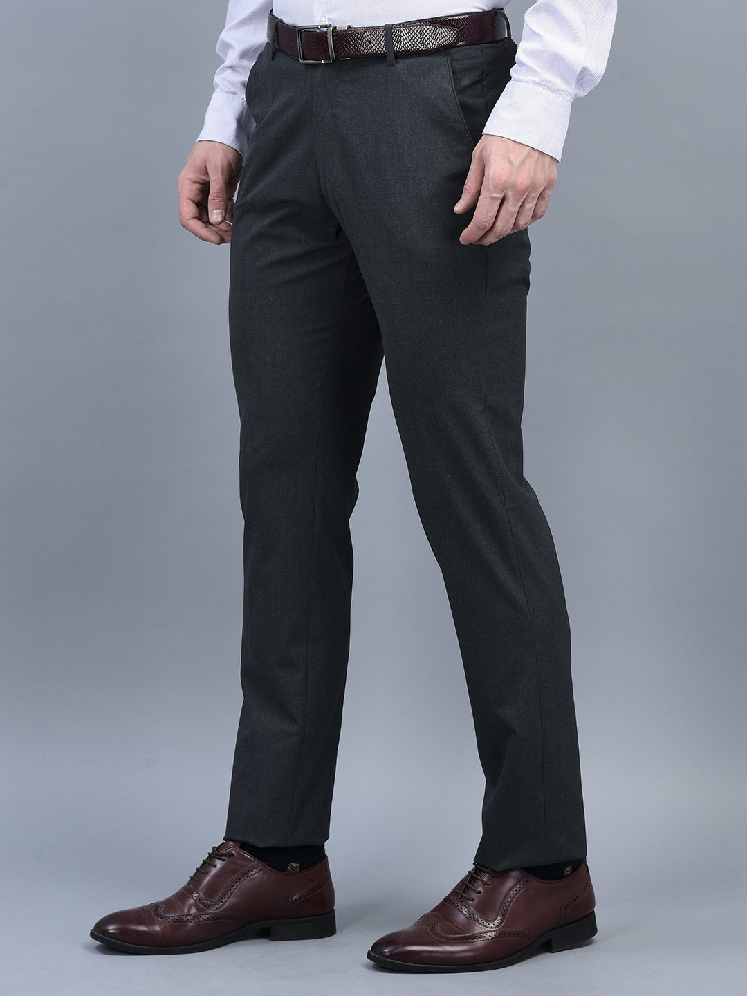 Buy Netplay Regular Fit Men Grey Trousers Online at Best Prices in India |  Flipkart.com