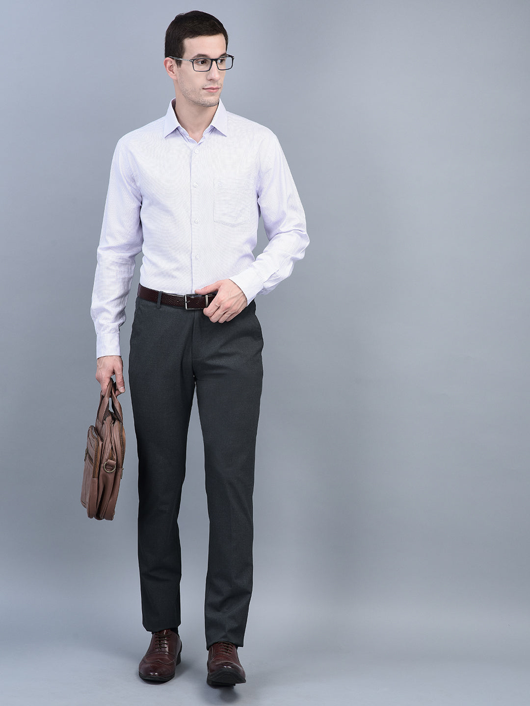 Cobb Light Brown Ultra Fit Formal Trouser for Men - Perfect for Any Occasion
