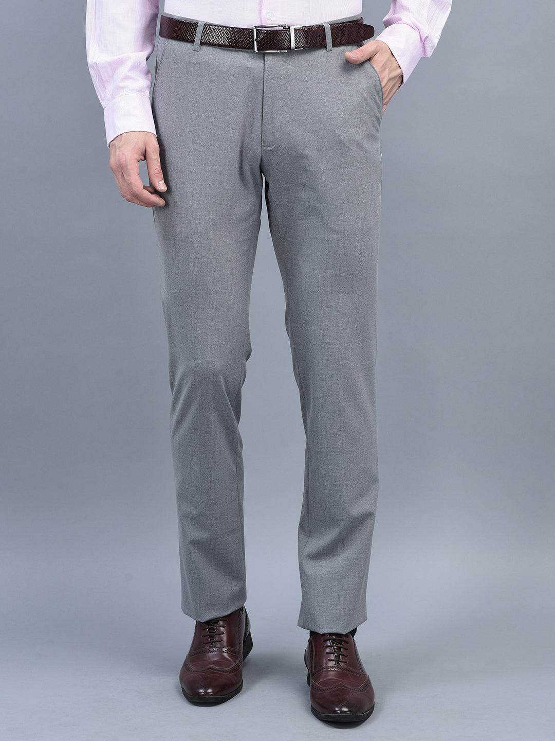 Cobb Grey Ultra Fit Formal Trouser