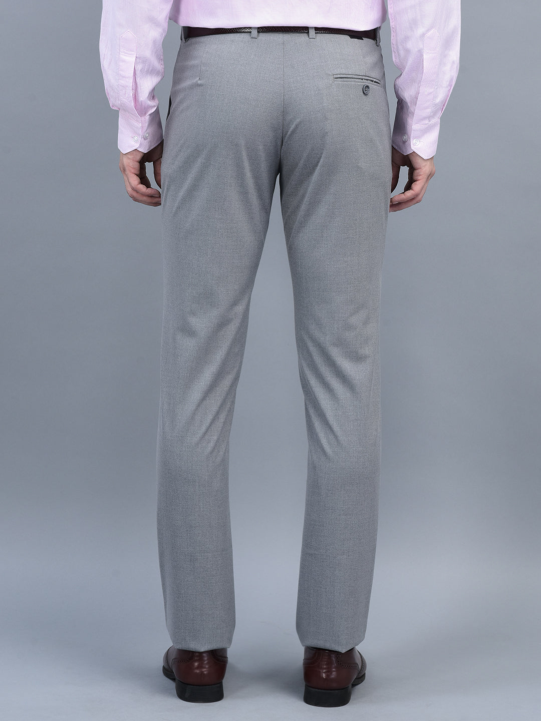 Elevate Your Formal Attire with Cobb Grey Ultra Fit Formal Trouser