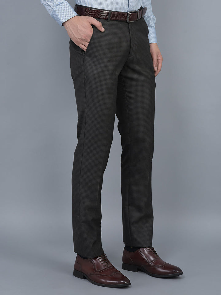 Cobb Dark Coffee Ultra Fit Formal Trouser