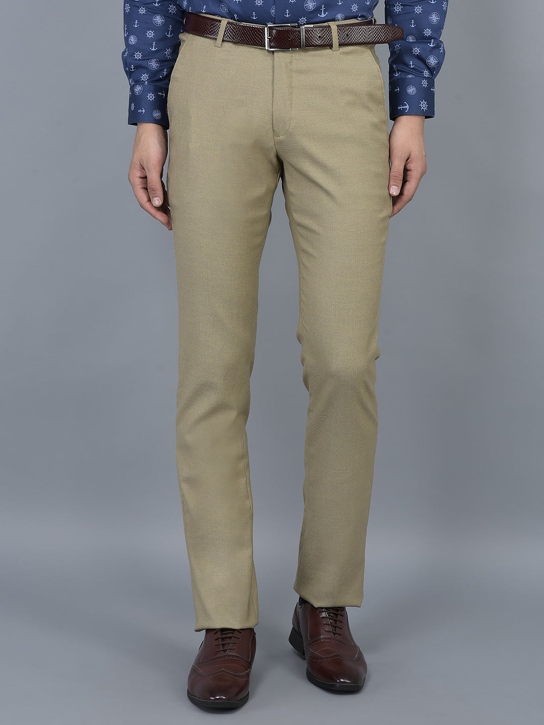 Cobb Khaki Ultra Fit Formal Trouser Khaki