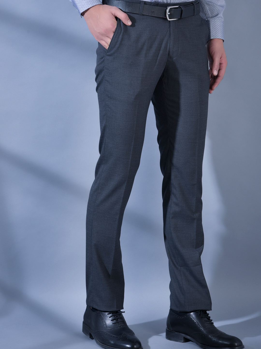 Elevate Your Formal Attire with Cobb Black Ultra Fit Formal Trousers