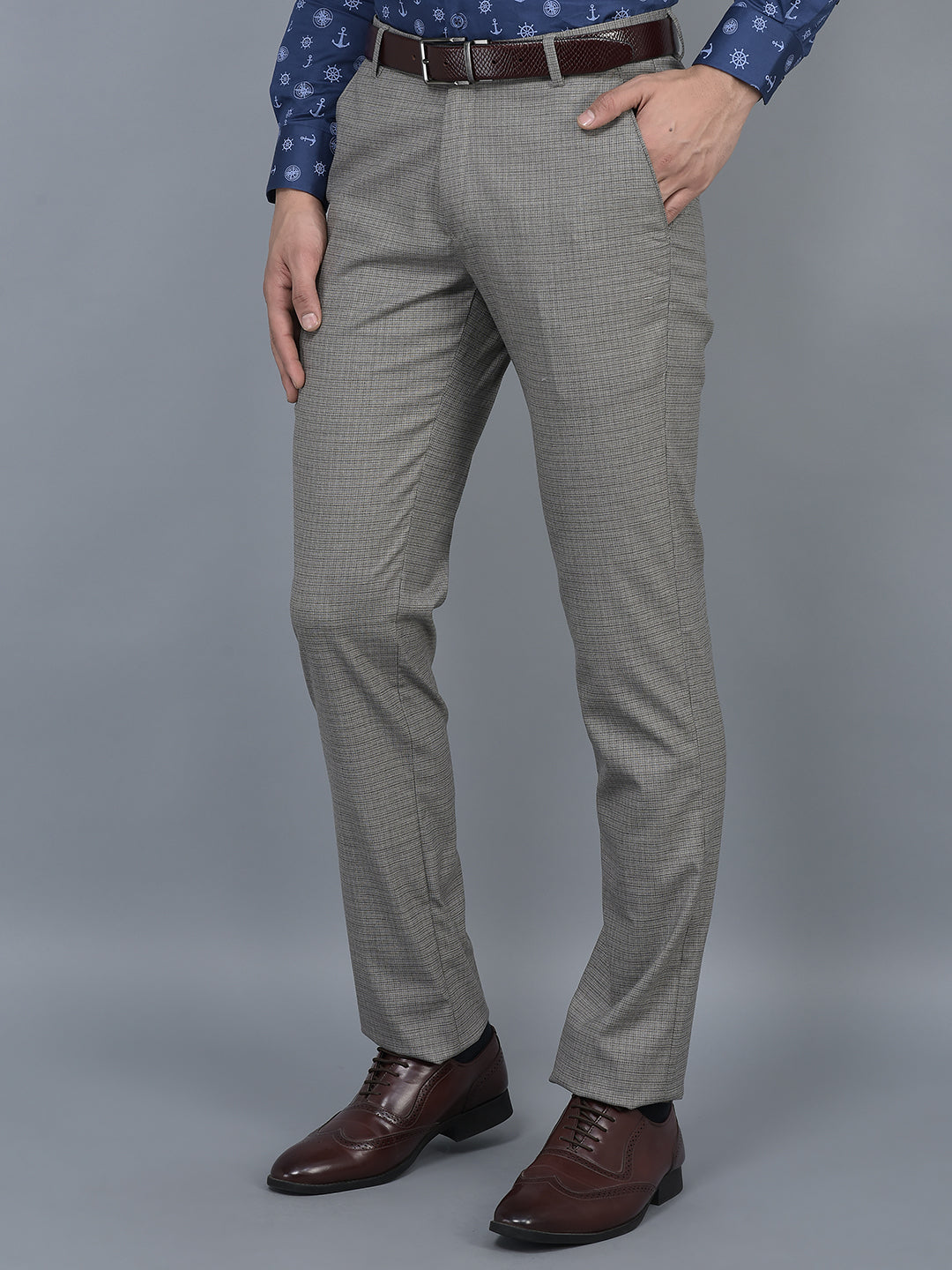 Upgrade Your Style with our Cobb Grey Ultra Fit Formal Trouser
