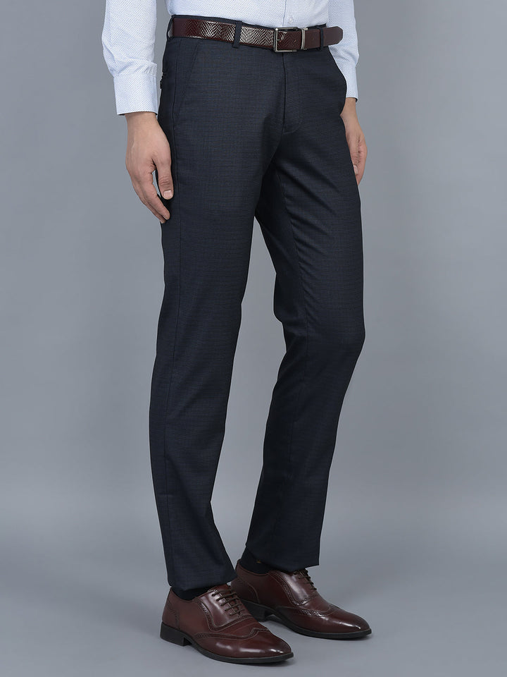 Cobb Navy Blue Ultra Fit Formal Trouser