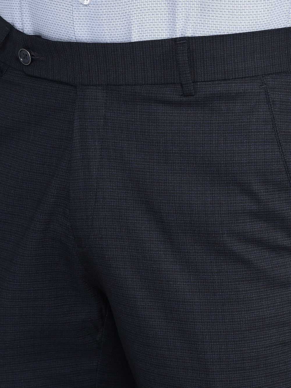 Cobb Navy Blue Ultra Fit Formal Trouser