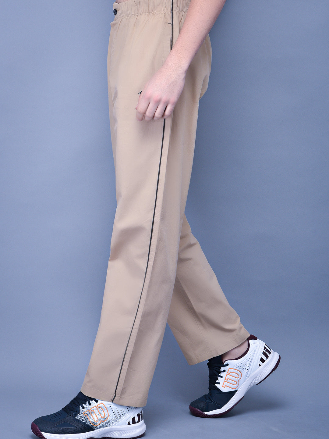 Cobb Summer Beige Regular Fit Track Pants