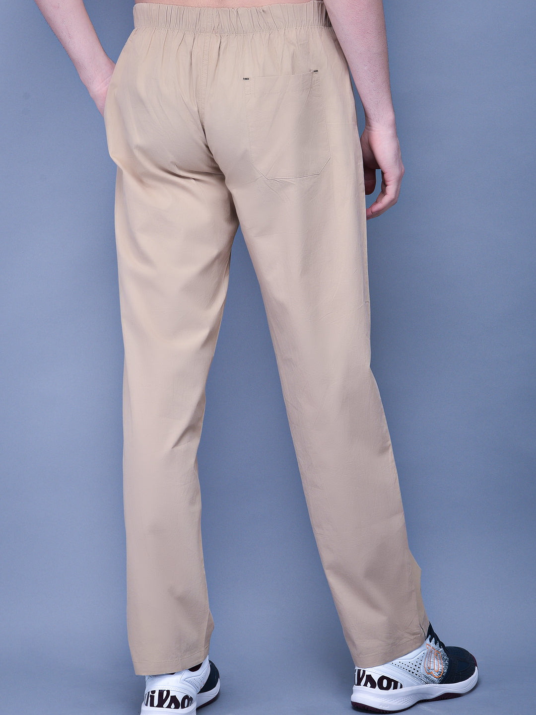 Cobb Summer Beige Regular Fit Track Pants