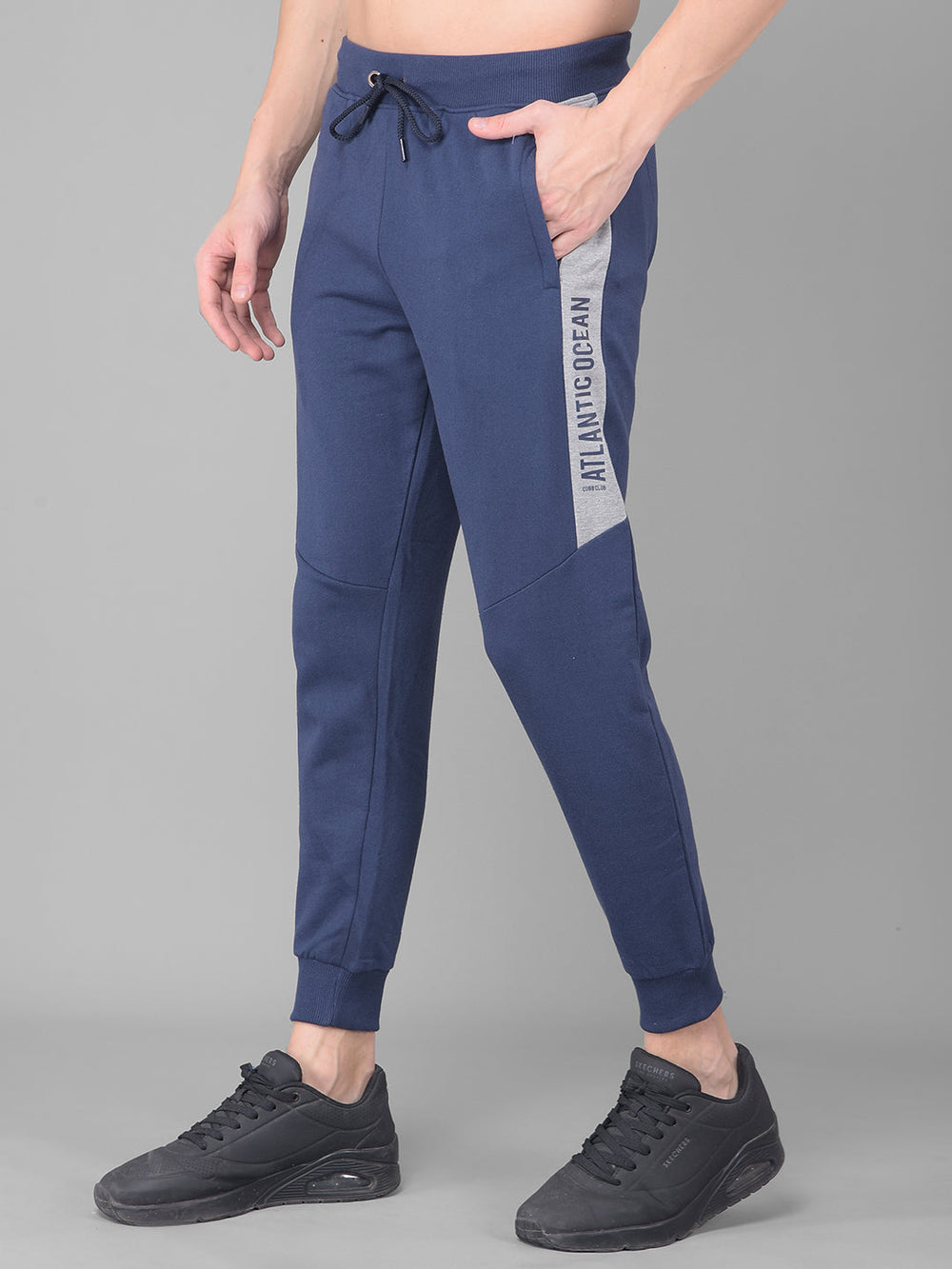 COBB SOLID BLUE WAIST BAND WINTER LOWER