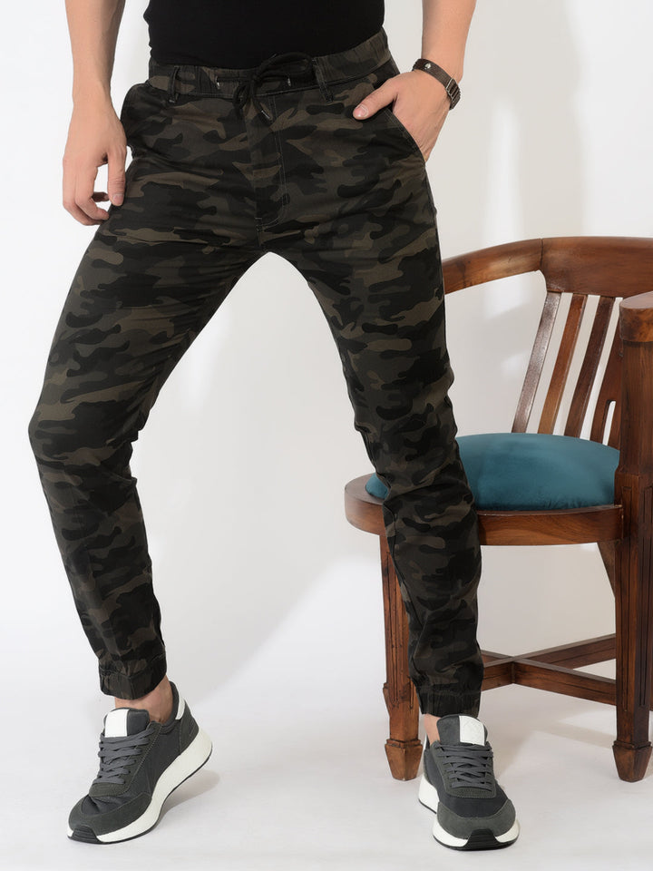 Cobb Camouflage Slim Fit Chinos Jogger Camouflage