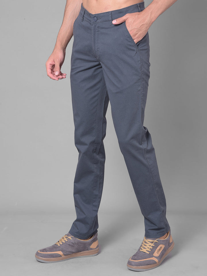 Cobb Grey Slim Fit Chinos