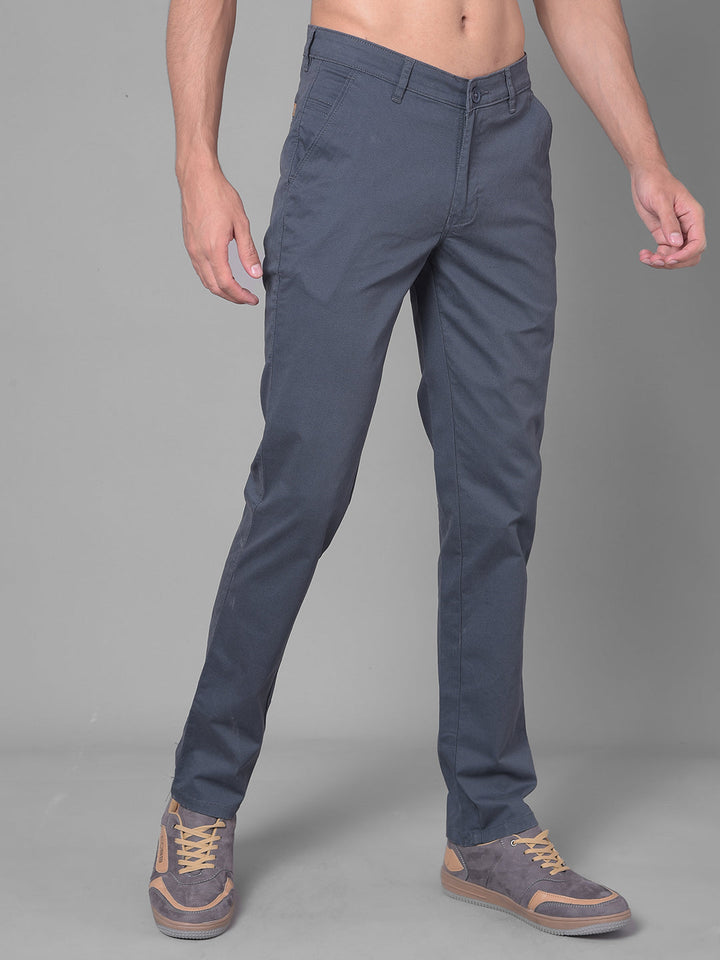 Cobb Grey Slim Fit Chinos