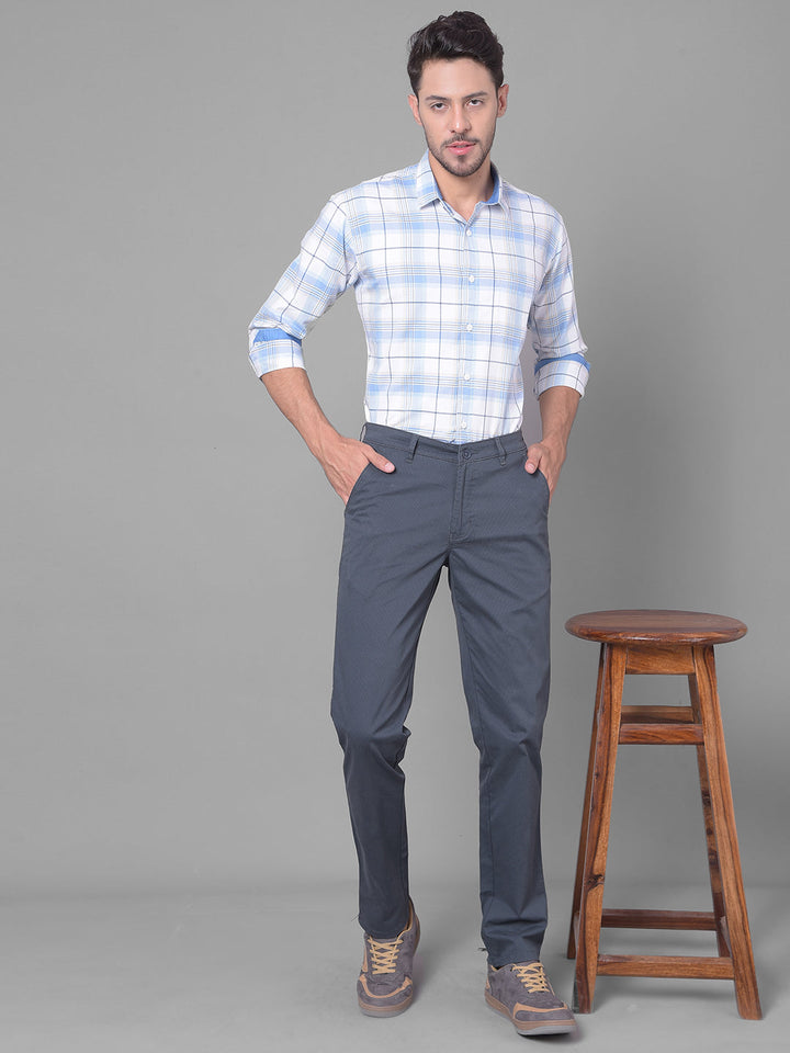 Cobb Grey Slim Fit Chinos