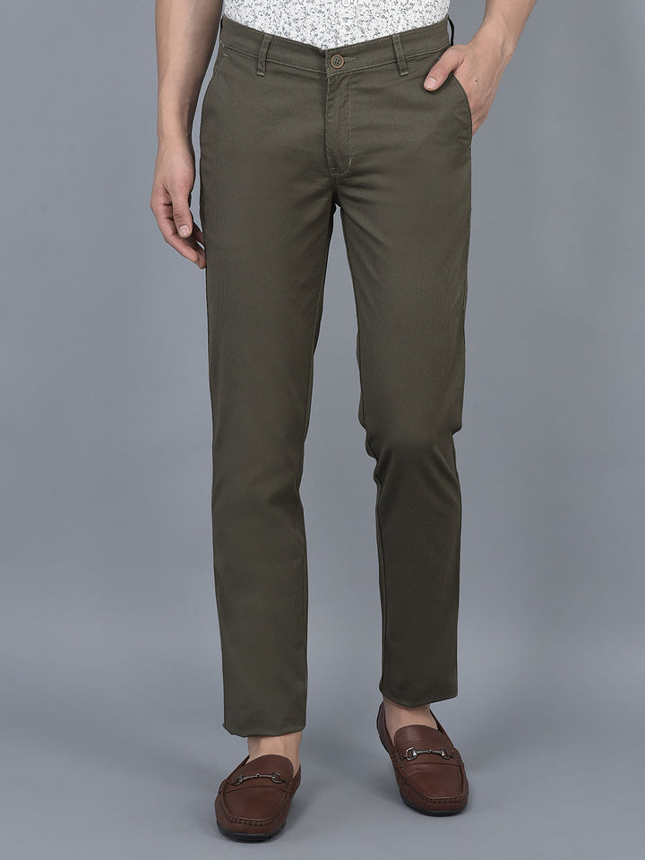 Cobb Olive Slim Fit Chinos Navy Blue