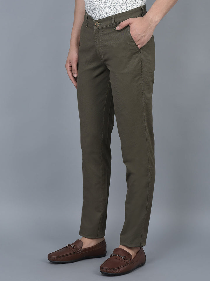 Cobb Olive Slim Fit Chinos