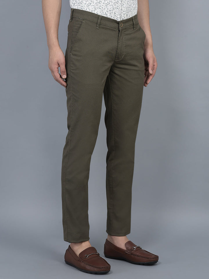 Cobb Olive Slim Fit Chinos