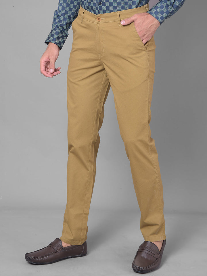 Cobb Khaki Slim Fit Chinos