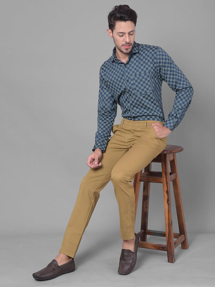 Cobb Khaki Slim Fit Chinos