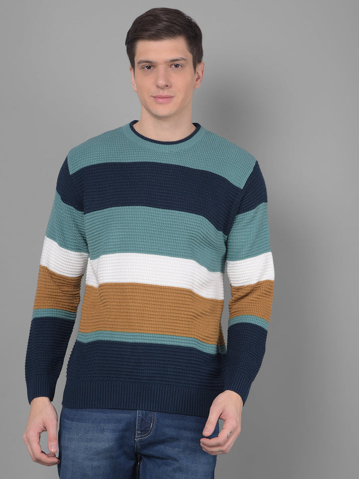 cobb multi color round neck sweater