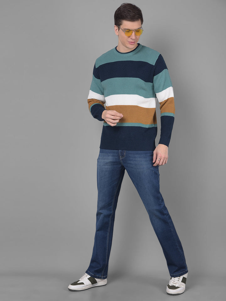 COBB MULTI COLOR ROUND NECK SWEATER