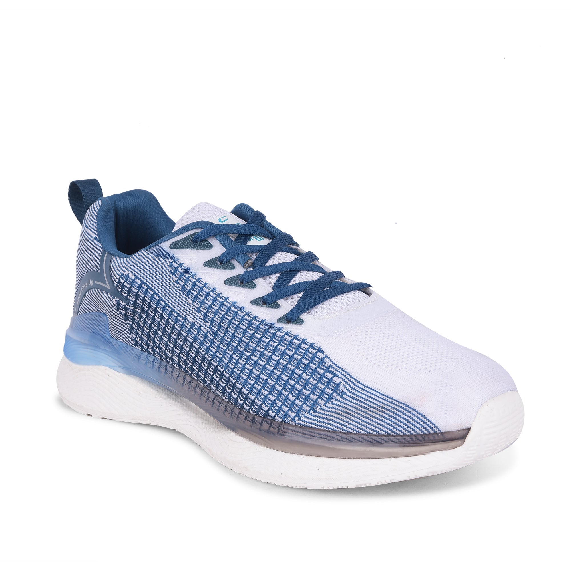 cobb true blue white men's running shoes