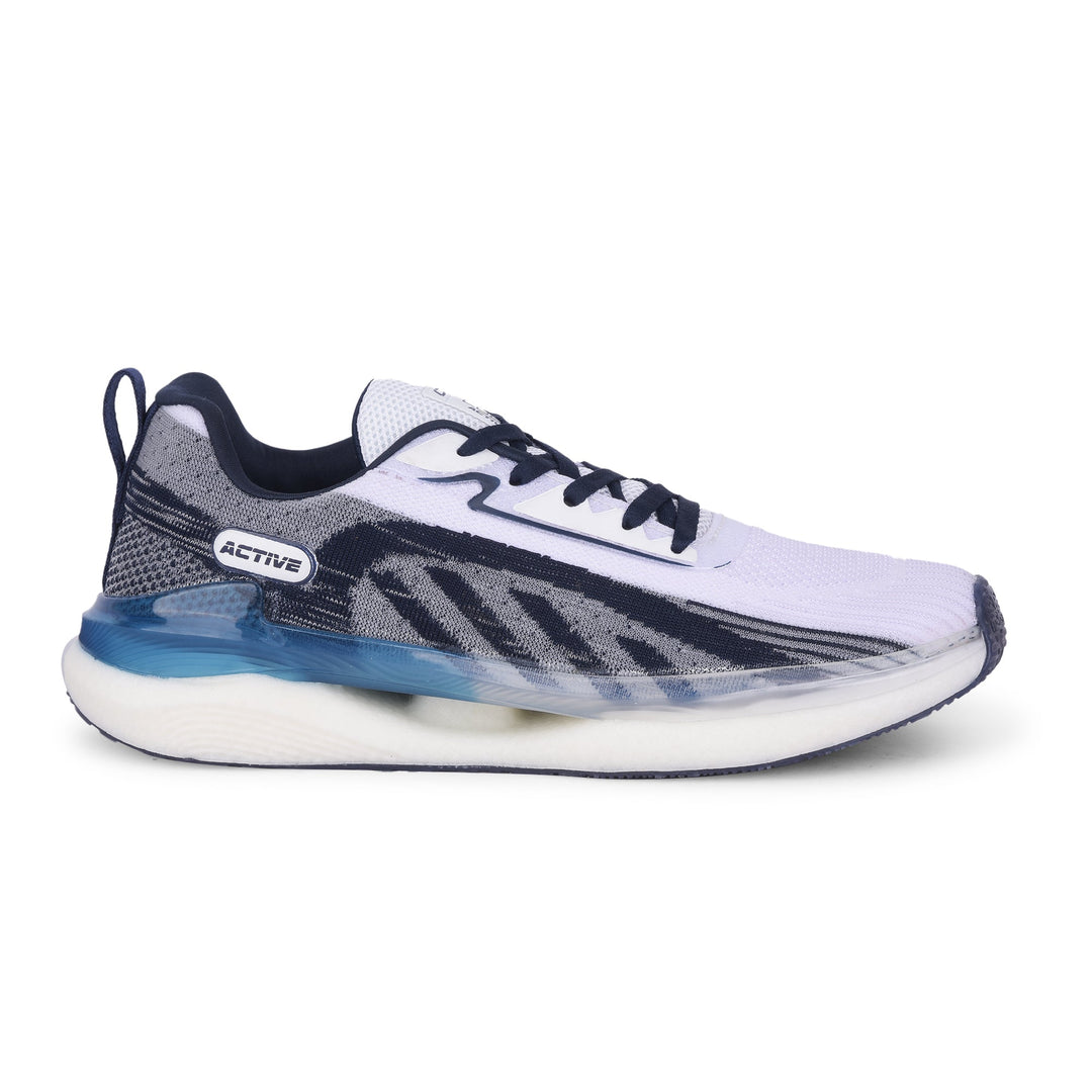 cobb dark navy white men's running shoes