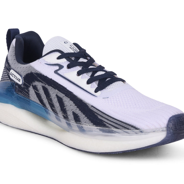 cobb dark navy white men's running shoes