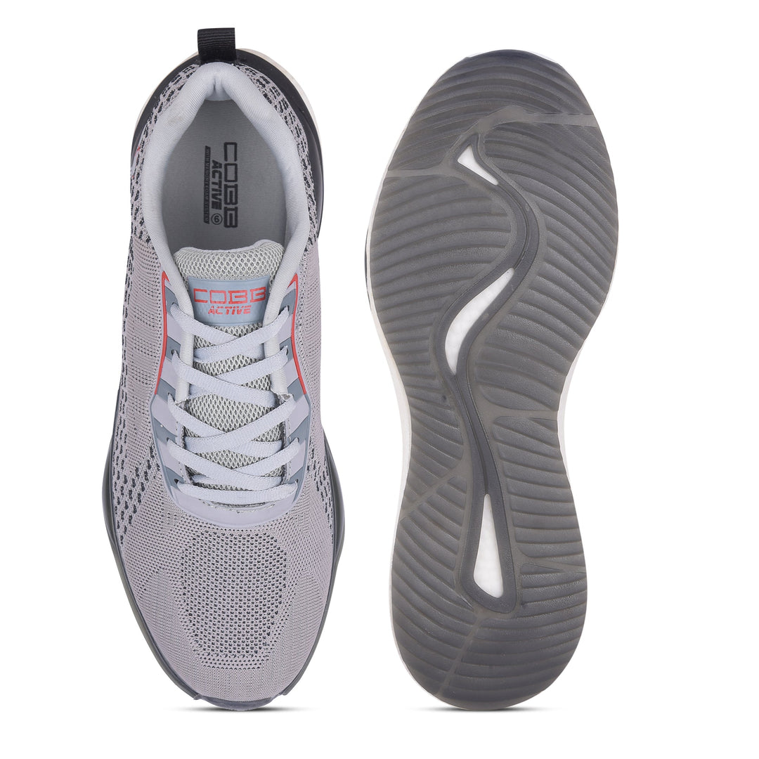 cobb cloud grey men's running shoes