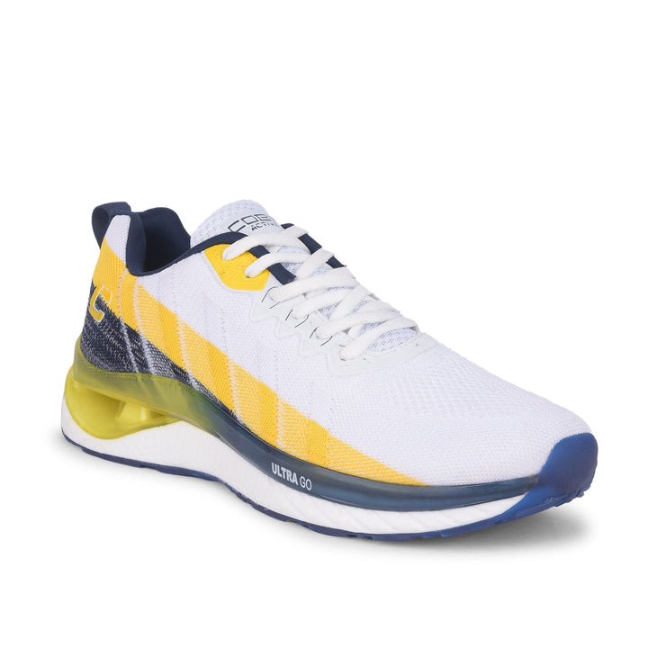 cobb classic yellow white men's running shoes