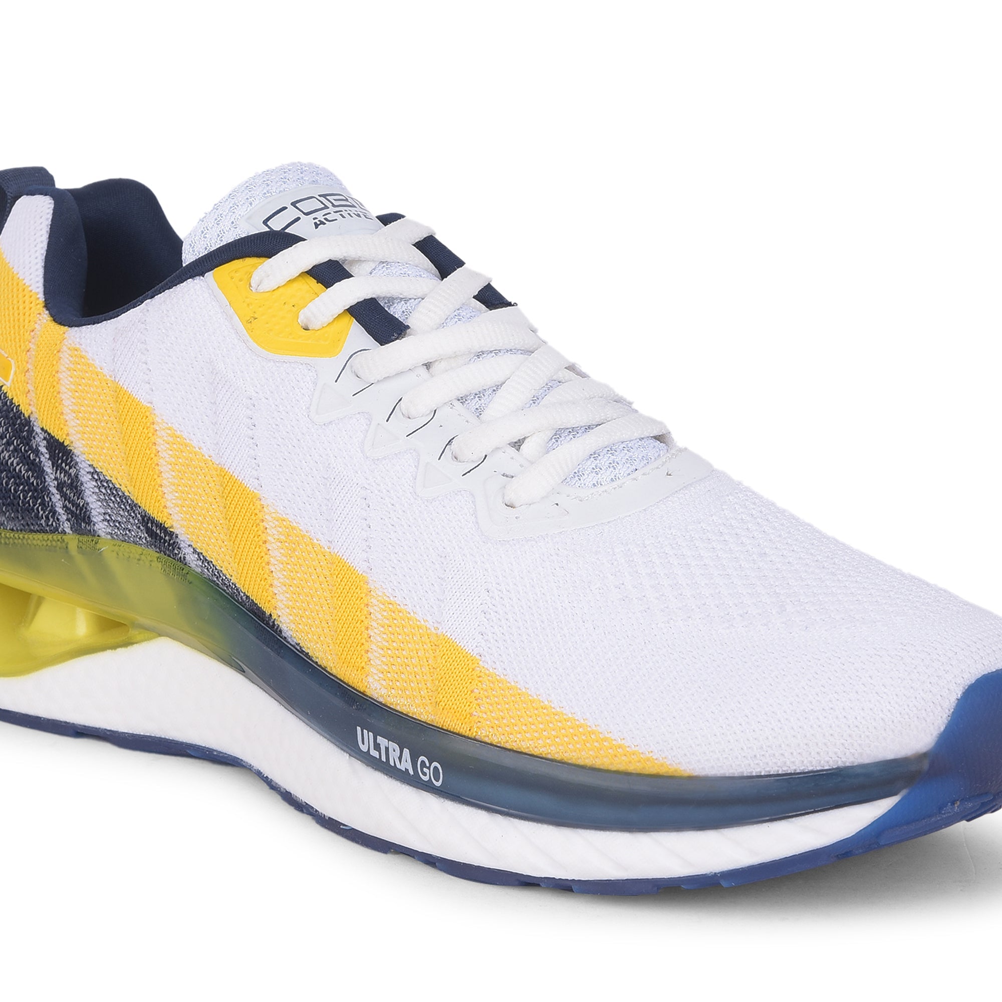 cobb classic yellow white men's running shoes