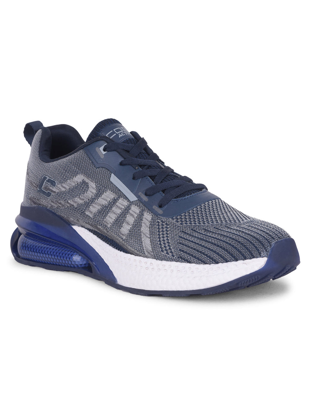 cobb active navy grey men's running shoes