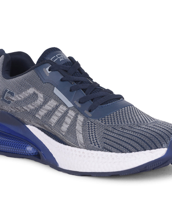 cobb active navy grey men's running shoes