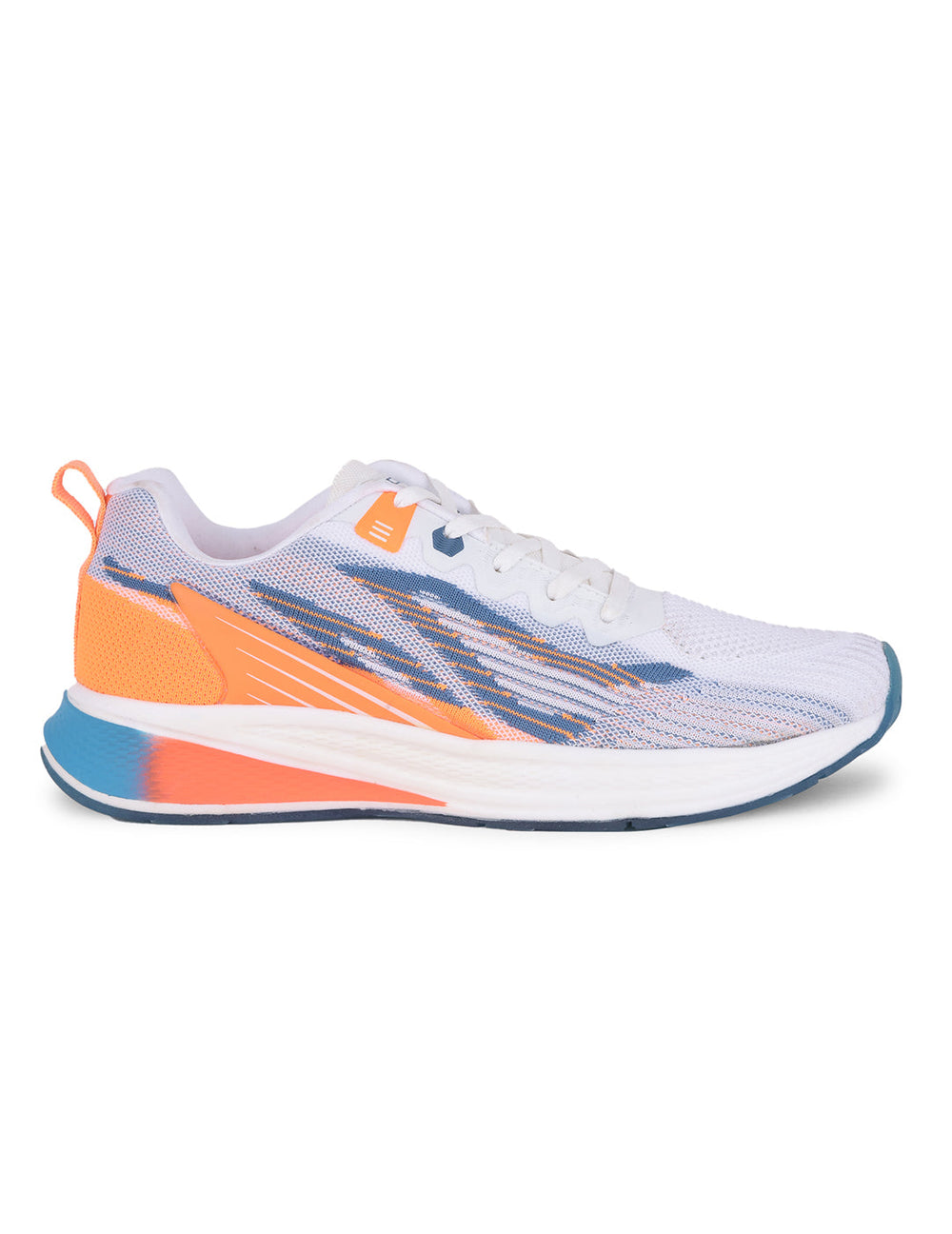 cobb orange white men's running shoes