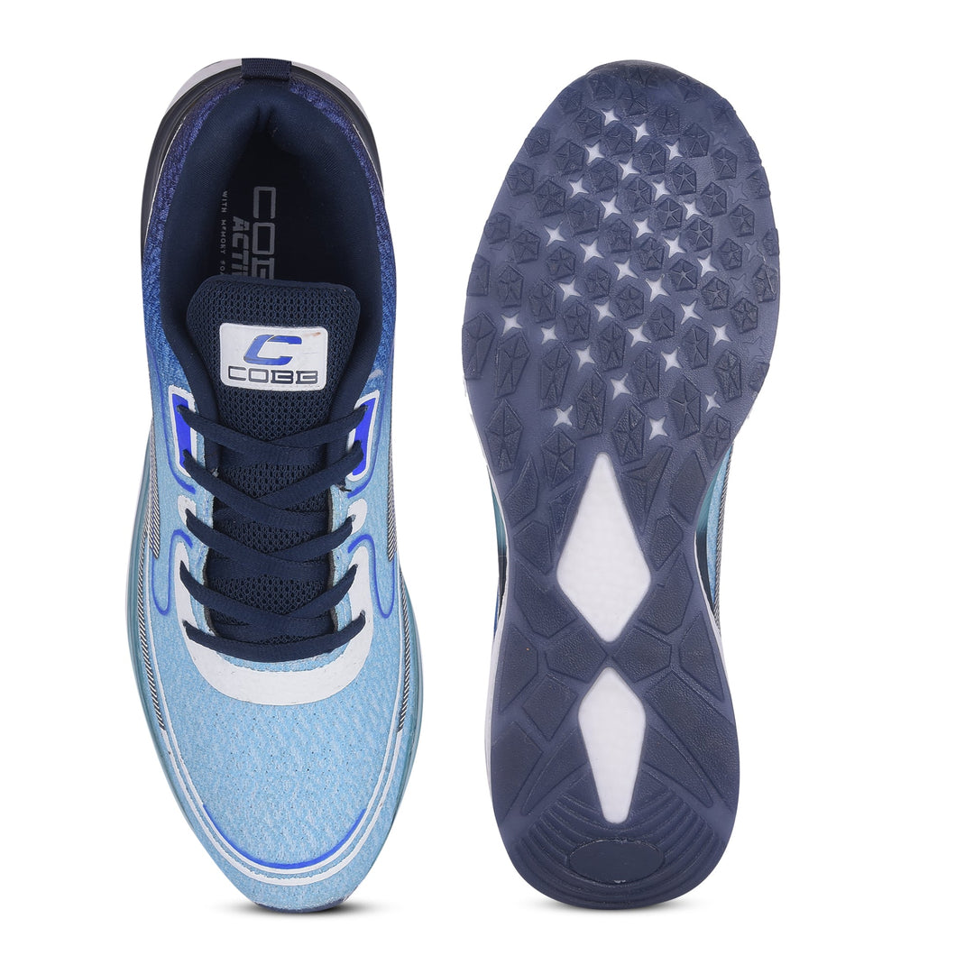 cobb baby blue men's running shoes