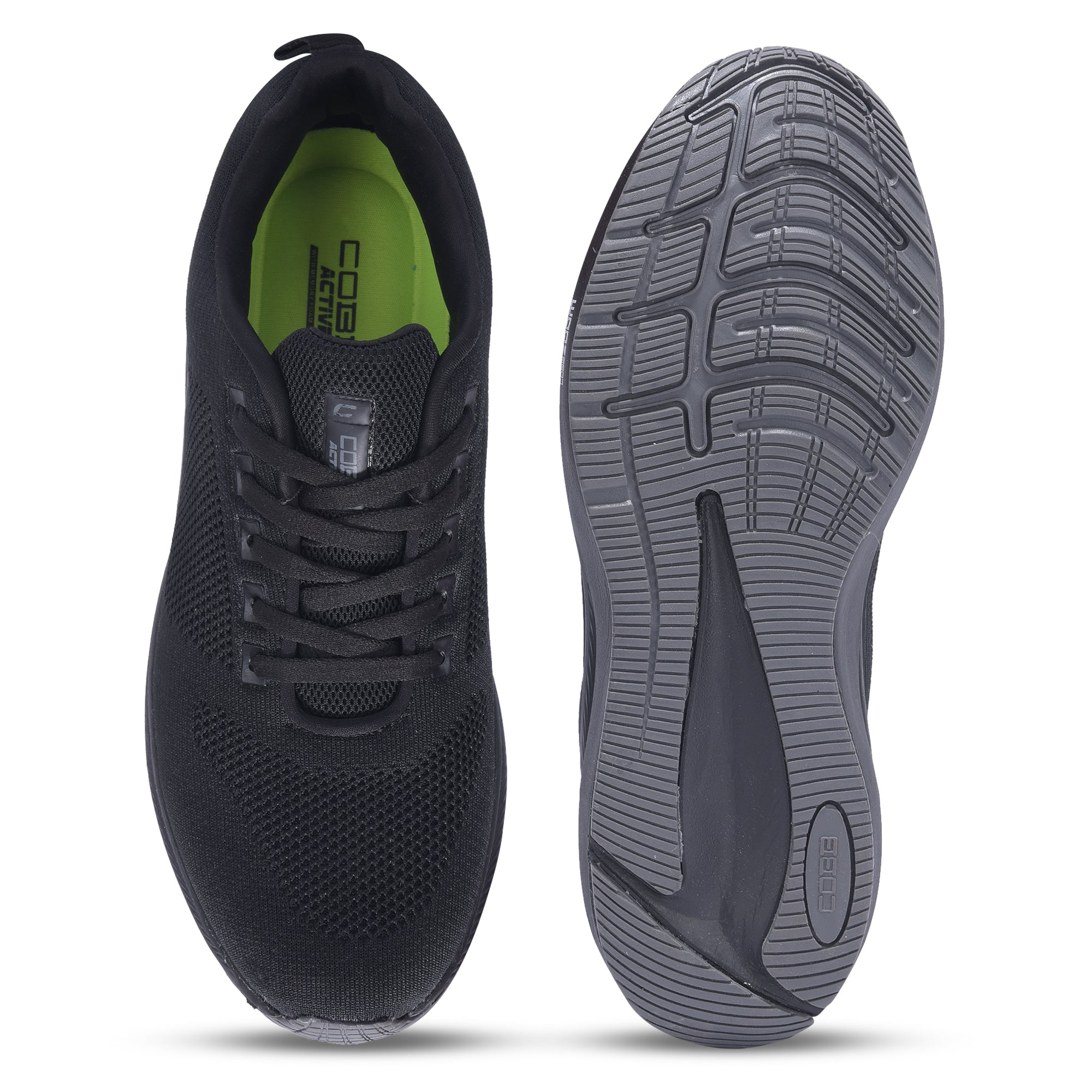 COBB CLASSIC BLACK RUNNING SHOES
