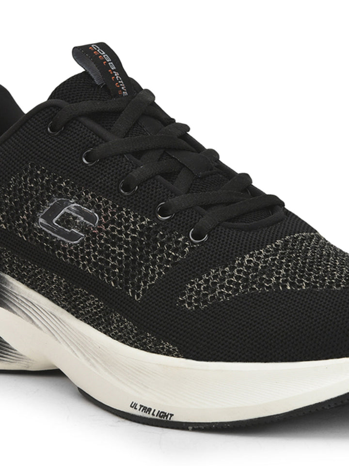 Cobb Mens Black Running Shoes