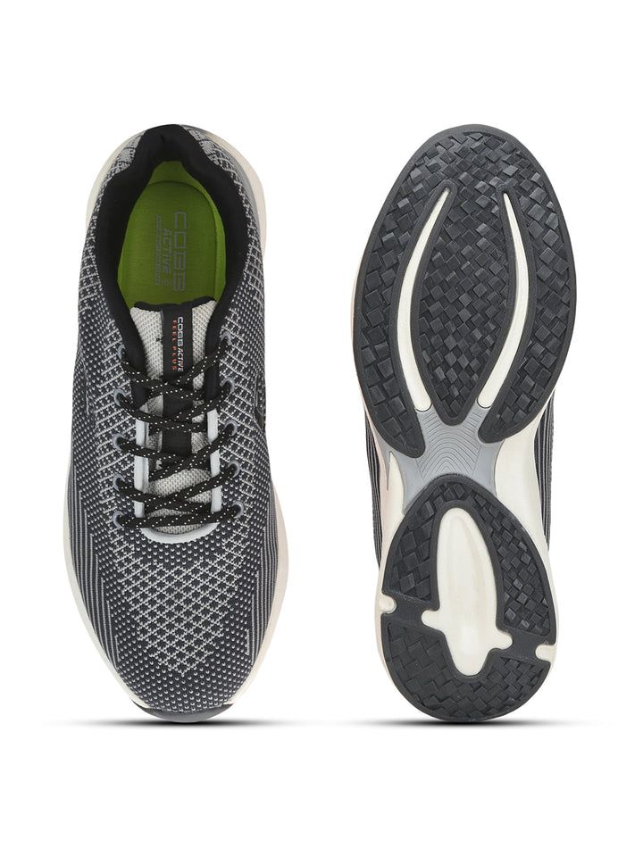 Cobb Mens Dark Grey Running Shoes