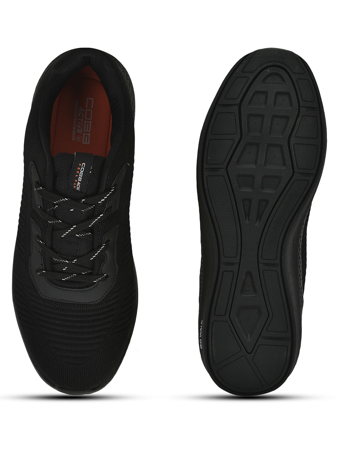 Cobb Mens Black Running Shoes