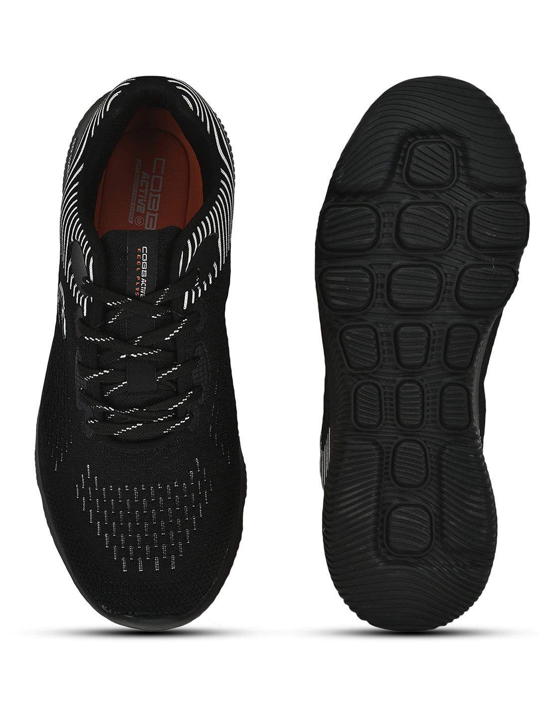 Cobb Mens Black Running Shoes